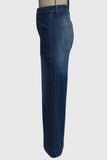 Wide-Leg Back Pocket Jeans