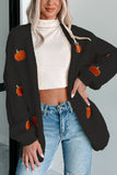 Pumpkin Patch Knit Open Front Cardigan