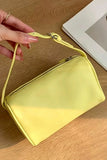 Zip-Top Textured Cylinder Shoulder Bag
