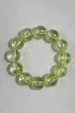 Iridescent Bead and Translucent Resin Bangle