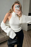 Two Piece Mock Neck Sweater Set