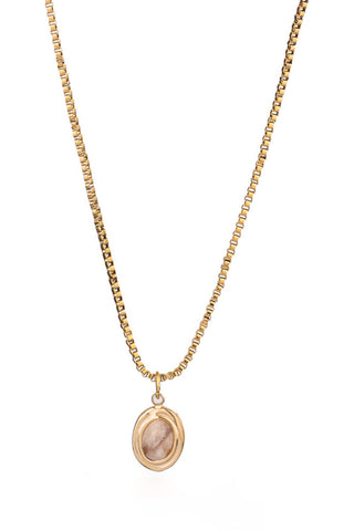 Tone Heart Pendant Necklace
