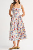 Sleeveless Floral Midi Dress