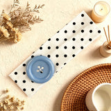 Button Accent Polka Dot Headband