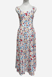 Sleeveless Floral Midi Dress