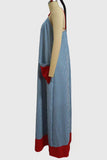 Striped Maxi Dress with Pockets