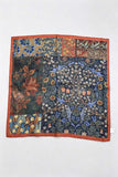 Vintage Collage Print Square Scarf