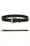 Embossed Floral Western Belt
