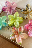 Flower-Shaped Hair Claw Clip