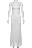 Elegant Lace Vacation Dress