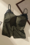 Lace Trim Sweetheart Neck Camisole