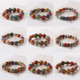 Glazed Beaded Bracelet