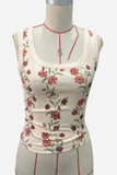 Floral Scoop-Neck Tank