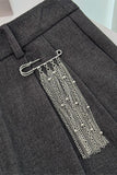 Star Fringe Safety Pin Brooch