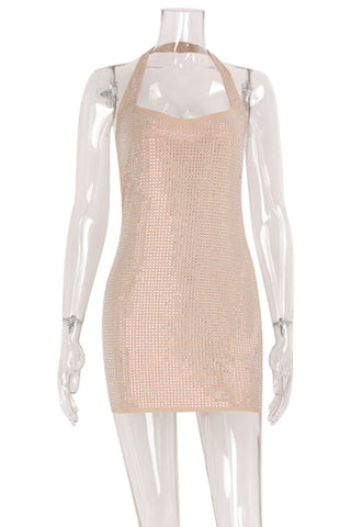 Chic Studded Mini Dress