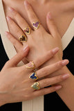 eart Shaped Stone Ring