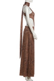 Halter Maxi Cutout Dress