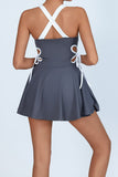 Cutout Skater Dress