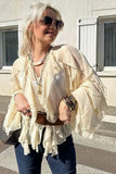Ruffle Puff Sleeve Blouse