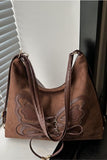 Butterfly Accent Shoulder Bag