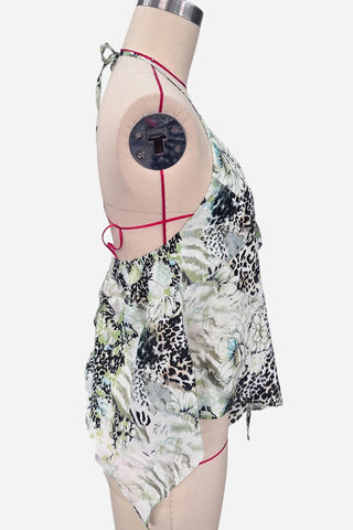 Tie-Front Halter Camisole