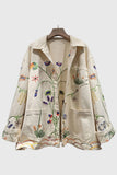 Floral Accent Pocket Jacket