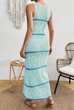 Crochet Sleeveless Casual Dress