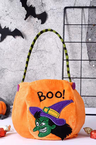 Patterned Halloween Character Tote Bag