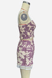 Floral Smocked Short Set