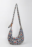 Patterned Knot Strap Hobo Bag