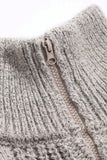 Ribbed Turtleneck Sweater