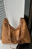 Butterfly Accent Shoulder Bag