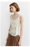 Ruffled Ruched Tank Top