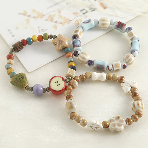 Multi-Shape Bead Bracelet