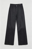 Stripe Embellished Wide Leg Jeans
