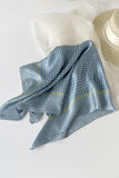 Polka Dot Square Scarf with Border