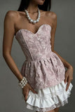 Sweetheart Lace Peplum Cami