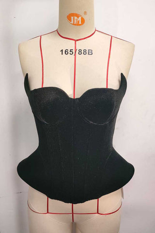 Velvet Sweetheart Corset Tank