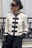Military-Inspired Trim Jacket