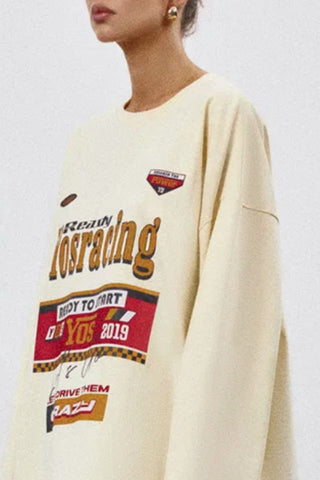 Graphic Print Crew Neck T-Shirt