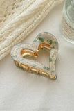 Hollow Heart-Shaped Hair Claw Clip