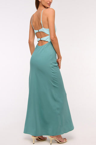 Sleeveless Cutout Maxi Dress