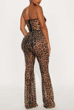 Sheer Lace Sweetheart Flare Pants Set