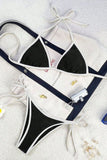 Tie-Back Halter Bikini Sets