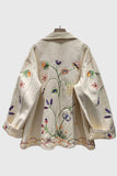 Floral Accent Pocket Jacket