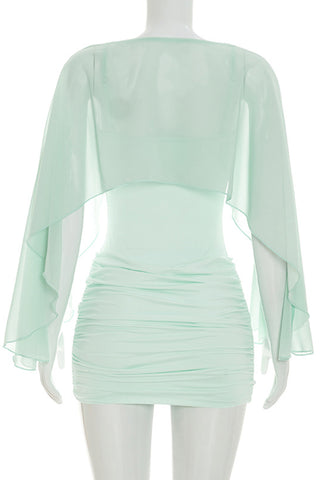 Casual Dress with Flowy Sleeves