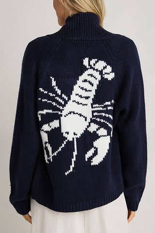 Lobster Back Knit Cardigan