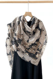 Floral Print Square Scarf