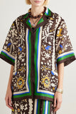 Graphic Print Tunic and Skirt Set
