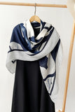 Floral Print Square Scarf